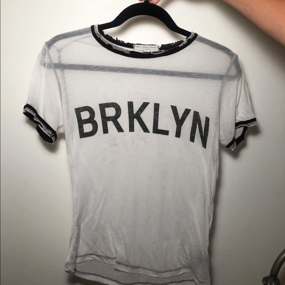 Truly, Madly, Deeply Los Angeles: shear BRKLYN tee